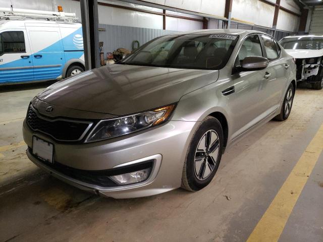 KNAGM4AD8C5026734 - 2012 KIA OPTIMA HYB SILVER photo 2