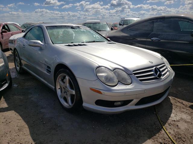 WDBSK74F94F076036 - 2004 MERCEDES-BENZ SL 55 AMG SILVER photo 1