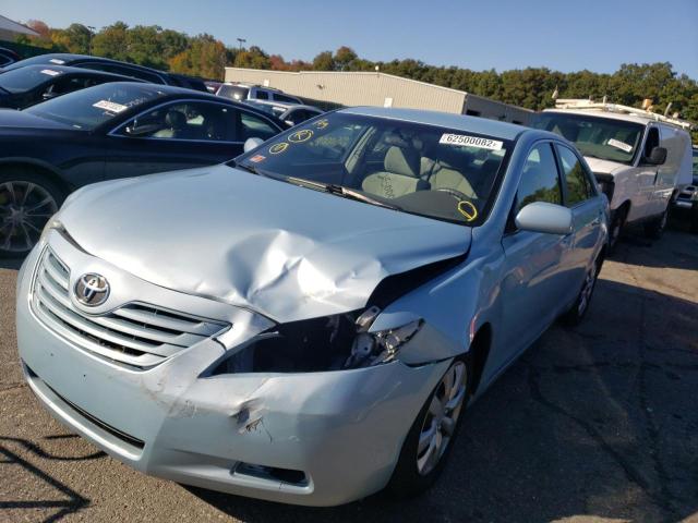 4T1BE46K27U727956 - 2007 TOYOTA CAMRY CE TURQUOISE photo 2