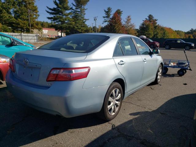 4T1BE46K27U727956 - 2007 TOYOTA CAMRY CE TURQUOISE photo 4