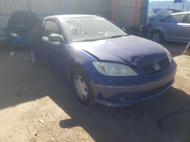 1HGEM22184L046340 - 2004 HONDA CIVIC DX V BLUE photo 1