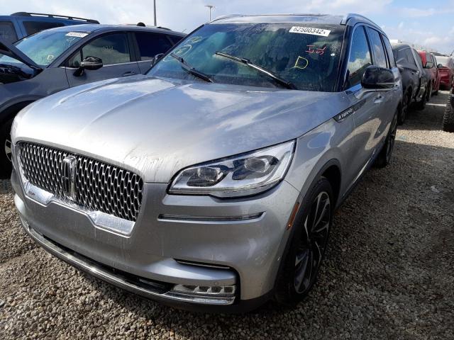 5LM5J7WC4MGL14317 - 2021 LINCOLN AVIATOR RE GRAY photo 2