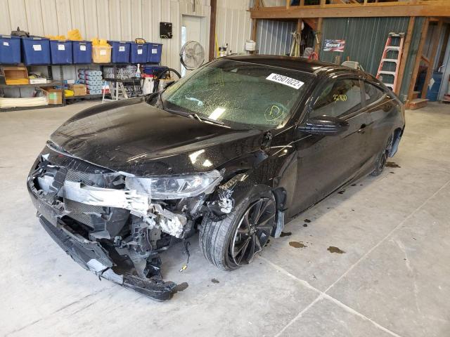 2HGFC4B89LH304263 - 2020 HONDA CIVIC SPOR BLACK photo 2