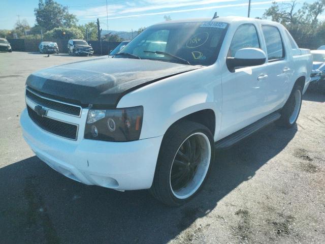 3GNEC12037G249695 - 2007 CHEVROLET AVALANCHE WHITE photo 2