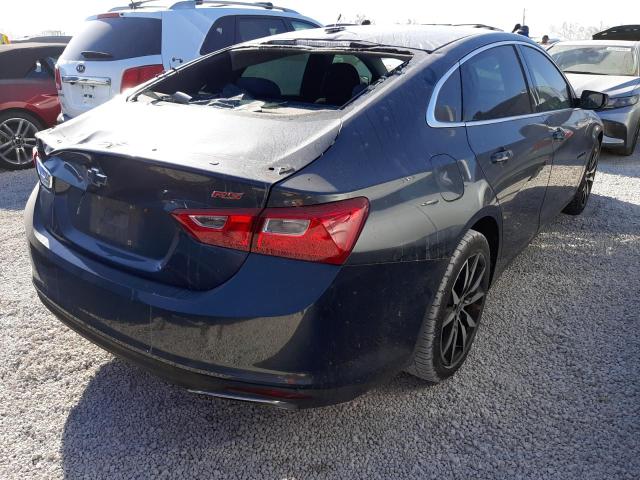 1G1ZG5STXLF139487 - 2020 CHEVROLET MALIBU RS GRAY photo 4