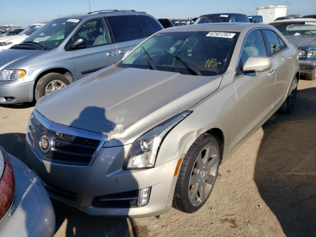 1G6AJ5S38D0123253 - 2013 CADILLAC ATS PERFOR GOLD photo 2