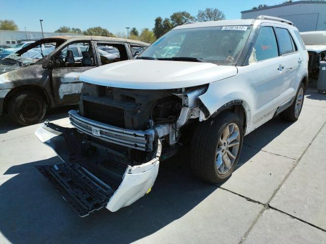 1FM5K8D89DGA80082 - 2013 FORD EXPLORER X WHITE photo 2