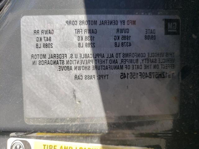 1G1ZH57B49F156145 - 2009 CHEVROLET MALIBU 1LT 灰色 照片 10