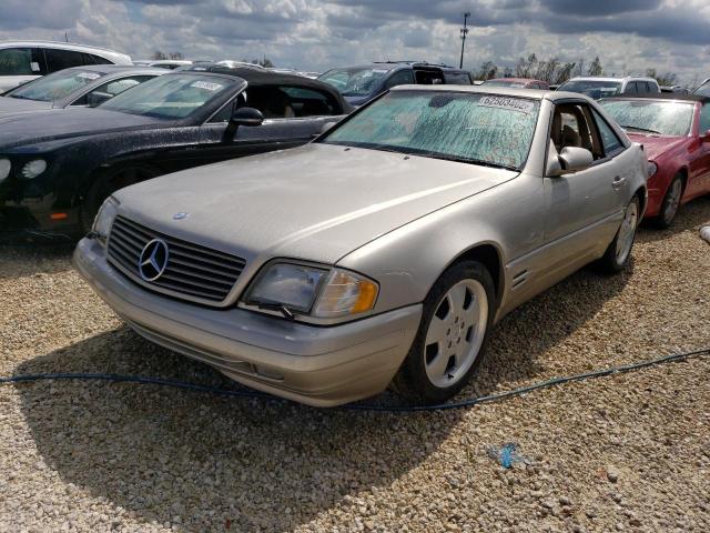 WDBFA68F5XF182075 - 1999 MERCEDES-BENZ SL 500 BEIGE photo 2