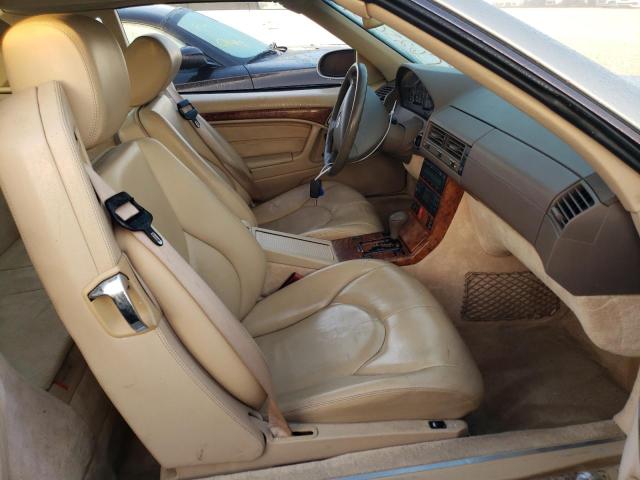 WDBFA68F5XF182075 - 1999 MERCEDES-BENZ SL 500 BEIGE photo 5