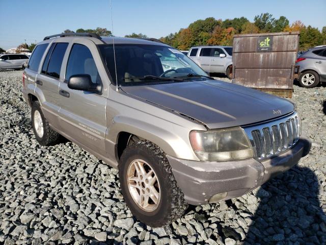 1J4GX48S64C284496 - 2004 JEEP GRAND CHER GRAY photo 1