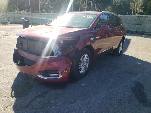 5GAEVAKW7MJ148341 - 2021 BUICK ENCLAVE ES MAROON photo 2