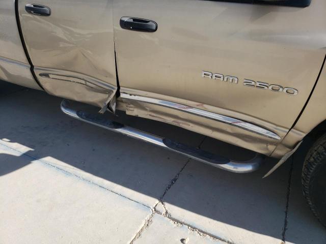3D7KA28654G108471 - 2004 DODGE RAM 2500 S GOLD photo 9