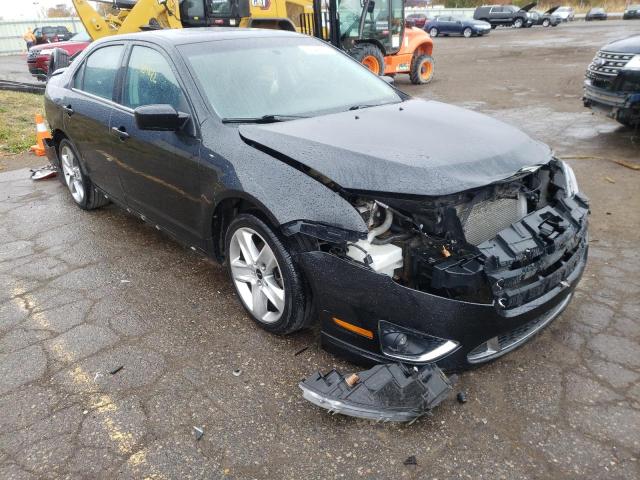 3FAHP0KC4AR146883 - 2010 FORD FUSION SPO BLACK photo 1