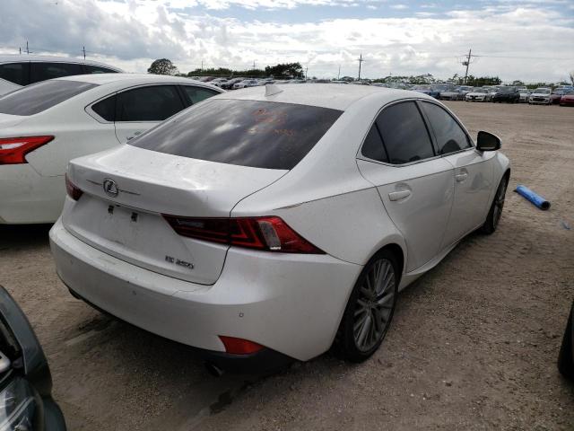 JTHBF1D27E5023096 - 2014 LEXUS IS 250 WHITE photo 4