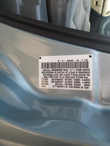 5FNRL18824B093433 - 2004 HONDA ODYSSEY BLUE photo 10