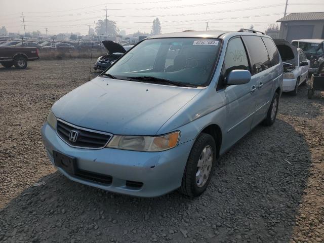 5FNRL18824B093433 - 2004 HONDA ODYSSEY BLUE photo 2