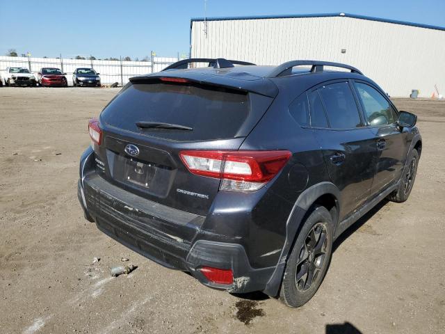 JF2GTADC8JH205764 - 2018 SUBARU CROSSTREK GRAY photo 4