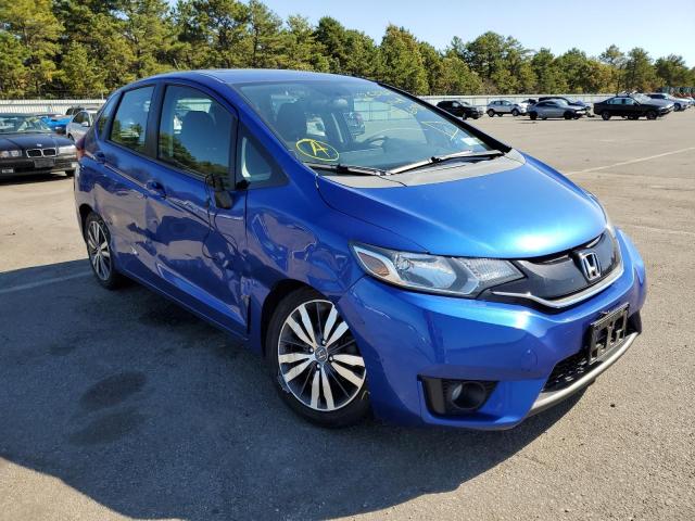 3HGGK5G8XFM726098 - 2015 HONDA FIT EX BLUE photo 1