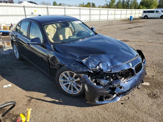 WBA8E5G56GNU19516 - 2016 BMW 320 XI BLUE photo 1