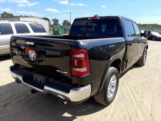 1C6SRFJT2KN731844 - 2019 RAM 1500 LARAM BLACK photo 4