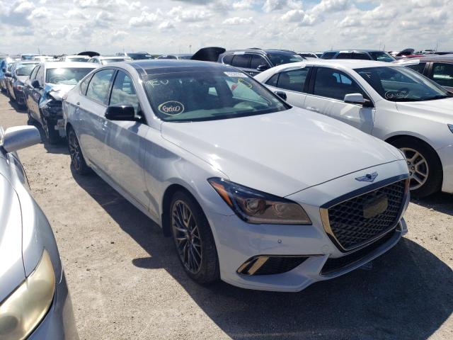 KMTFN4JB0KU305496 - 2019 GENESIS G80 BASE SILVER photo 1