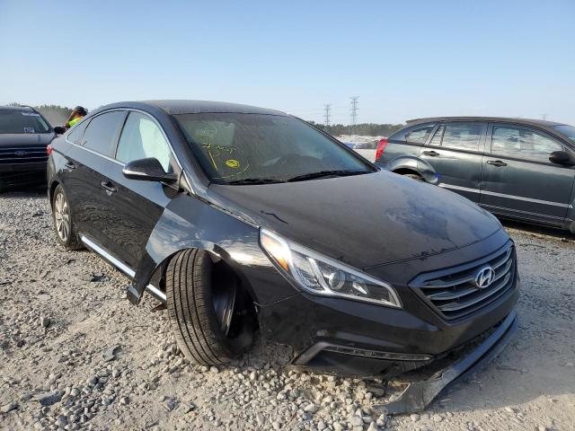 5NPE34AF5HH551224 - 2017 HYUNDAI SONATA SPO BLACK photo 1