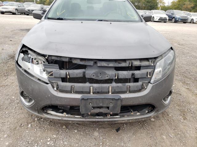 3FAHP0JA2AR332650 - 2010 FORD FUSION SEL GRAY photo 9