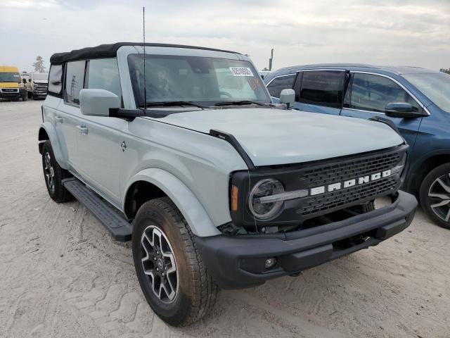 1FMDE5BH8NLB40186 - 2022 FORD BRONCO BAS GRAY photo 1