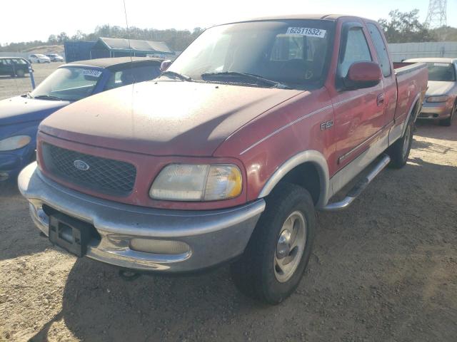 1FTDX18W5VKC79453 - 1997 FORD F-150 RED photo 2