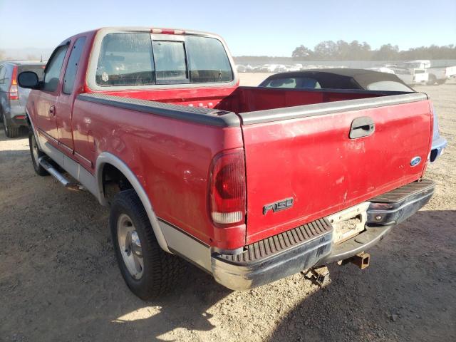 1FTDX18W5VKC79453 - 1997 FORD F-150 RED photo 3