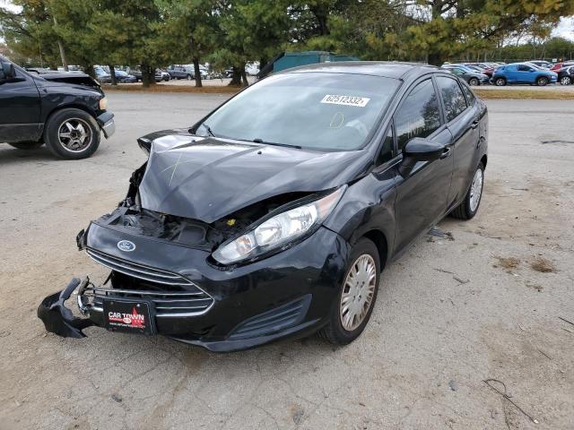 3FADP4AJ3EM****** - 2014 FORD FIESTA S BLACK photo 2