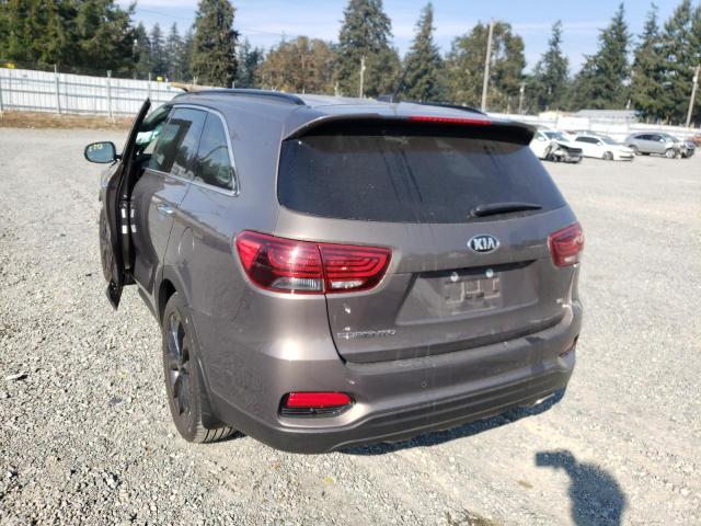 5XYPG4A58LG638880 - 2020 KIA SORENTO S BROWN photo 3