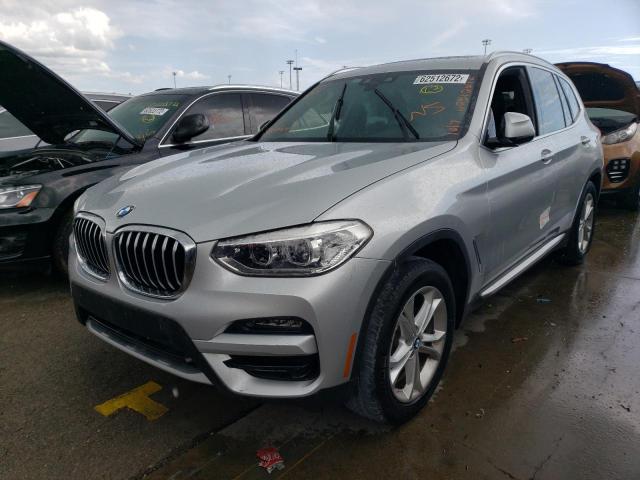 5UXTY3C05LLU71601 - 2020 BMW X3 SDRIVE3 SILVER photo 2