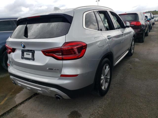 5UXTY3C05LLU71601 - 2020 BMW X3 SDRIVE3 SILVER photo 4