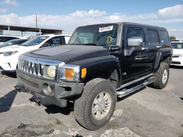 5GTDN13E578249950 - 2007 HUMMER H3 BLACK photo 2
