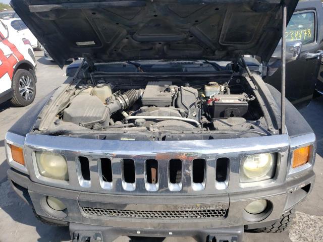 5GTDN13E578249950 - 2007 HUMMER H3 BLACK photo 7