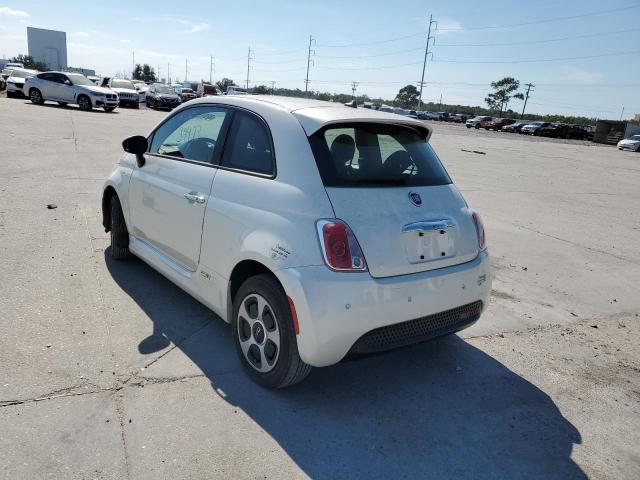 3C3CFFGE4FT694367 - 2015 FIAT 500 ELECTR WHITE photo 3