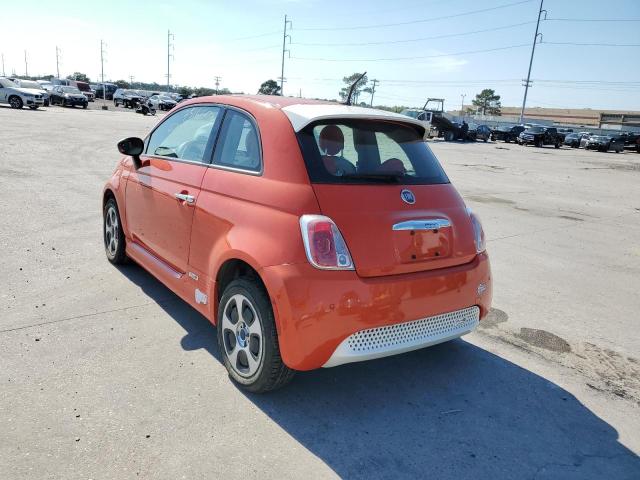 3C3CFFGE3DT751669 - 2013 FIAT 500 ELECTR ORANGE photo 3