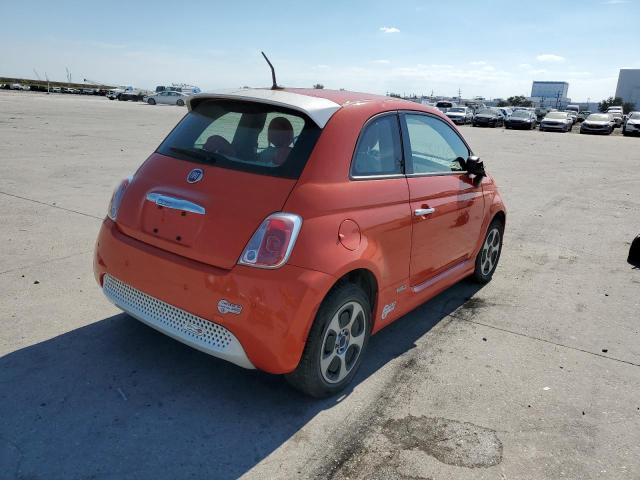 3C3CFFGE3DT751669 - 2013 FIAT 500 ELECTR ORANGE photo 4