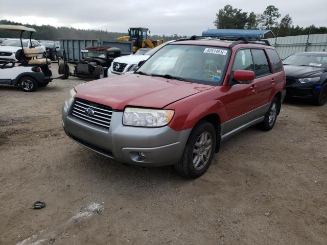 JF1SG67617H724931 - 2007 SUBARU FORESTER RED photo 2