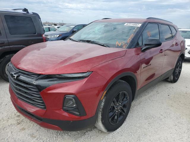 3GNKBCR44NS120773 - 2022 CHEVROLET BLAZER 2LT RED photo 2