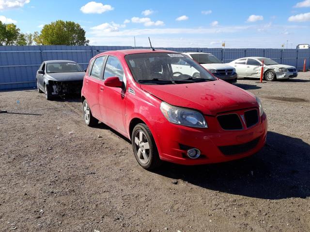 KL2TD66E89B632711 - 2009 PONTIAC G3 RED photo 1