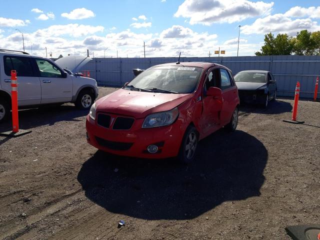 KL2TD66E89B632711 - 2009 PONTIAC G3 RED photo 2