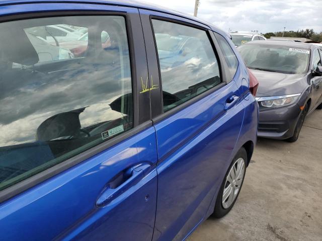 3HGGK5H43KM739734 - 2019 HONDA FIT LX BLUE photo 9