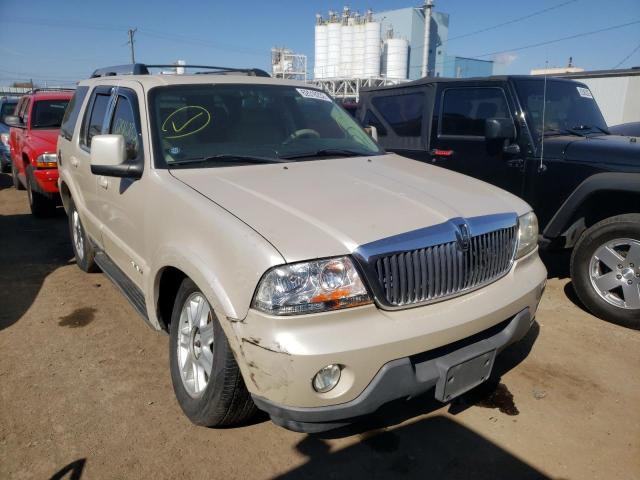 5LMEU88H75ZJ30694 - 2005 LINCOLN AVIATOR BEIGE photo 1