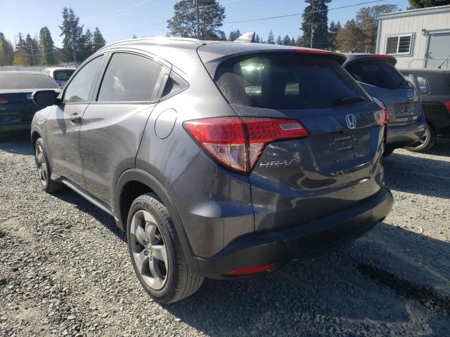 3CZRU6H77GM756684 - 2016 HONDA HR-V EXL GRAY photo 3