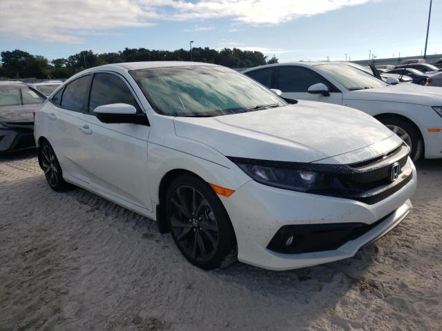 2HGFC2F85LH552671 - 2020 HONDA CIVIC SPOR WHITE photo 1