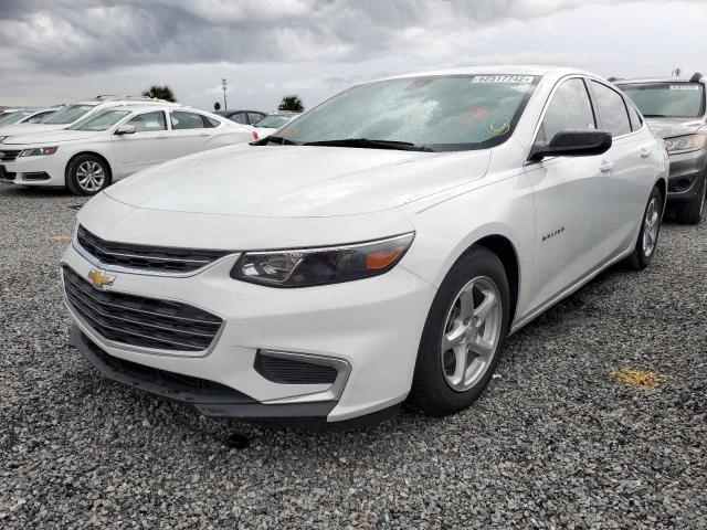 1G1ZB5ST3HF241297 - 2017 CHEVROLET MALIBU LS WHITE photo 2