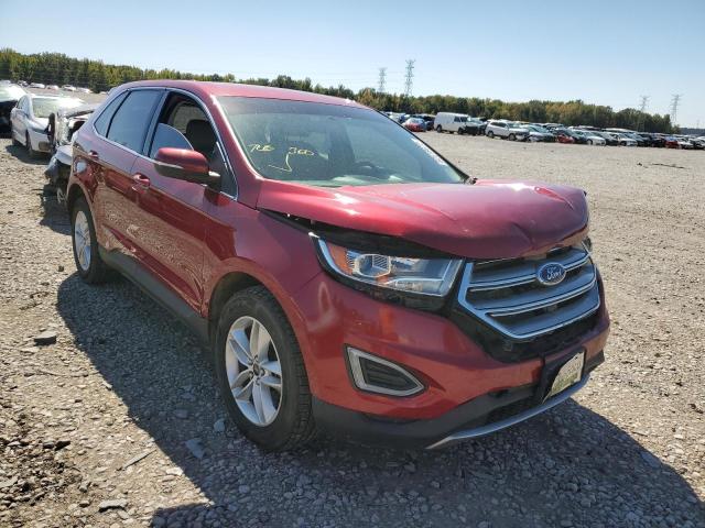 2FMPK4J85GBB74218 - 2016 FORD EDGE SEL RED photo 1